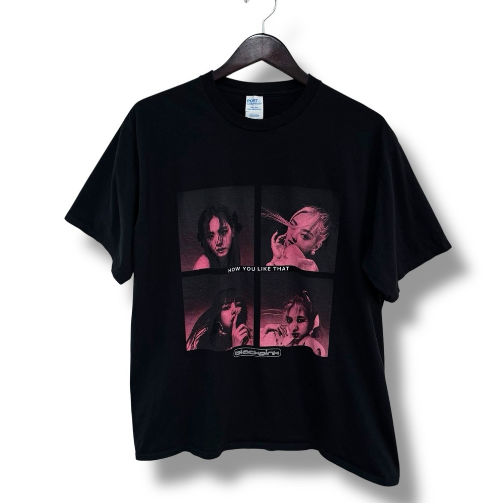 BlackPink Unisex How You Like That Graphic Print‎ T Shirt Size XL 22.5 x 29